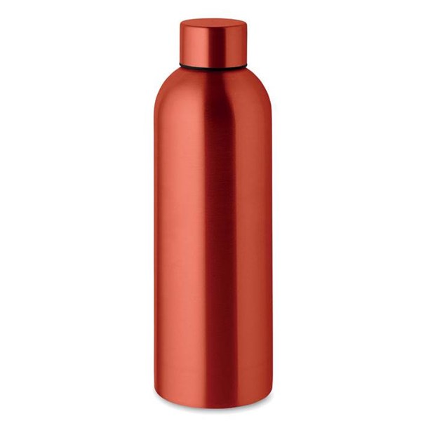 Obrázky: Jednostenná fľaša 750ml z recykl. nerez, červená