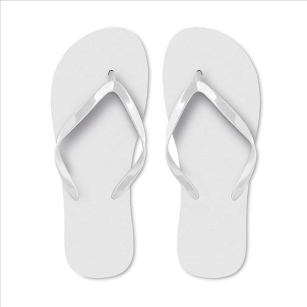 Obrázky: Plážové žabky veľ. M, biela