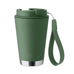 Obrázky: Termohrnček 300ml s pútkom, tmavozelená