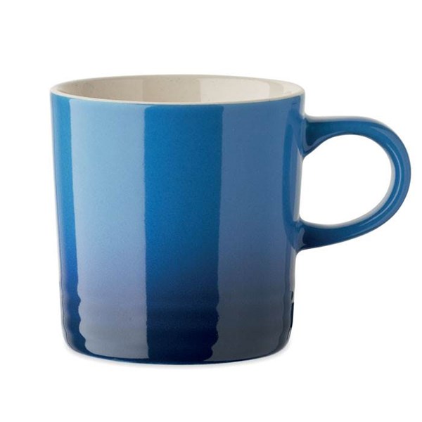 Obrázky: Keramický hrnček 290 ml tieňovaný, modrá
