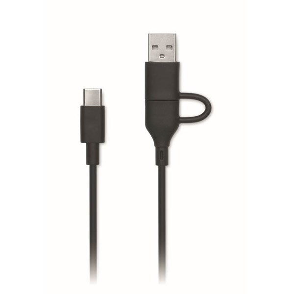 Obrázky: Powerbanka 5000 mAh z recykl. ABS, franc. modrá, Obrázok 8