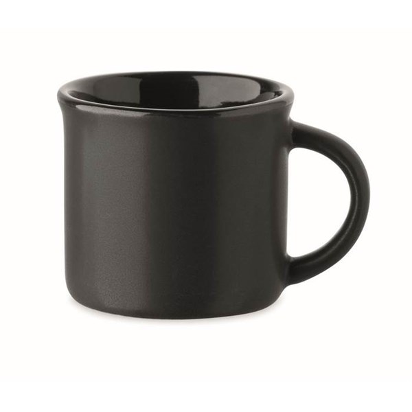 Obrázky: Keramická espresso šálka 40 ml, čierna