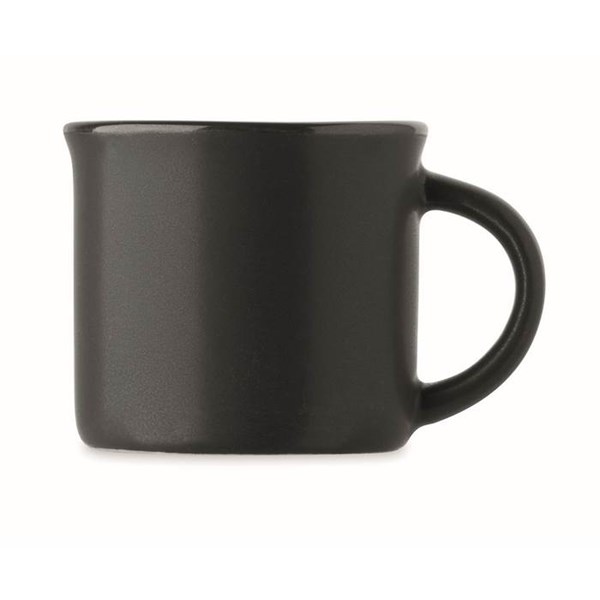 Obrázky: Keramická espresso šálka 40 ml, čierna, Obrázok 4