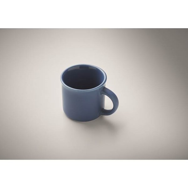 Obrázky: Keramická espresso šálka 40 ml, modrá, Obrázok 2