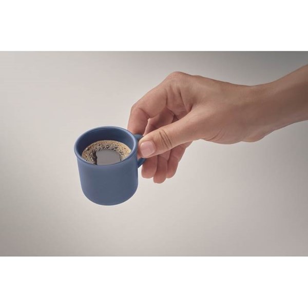 Obrázky: Keramická espresso šálka 40 ml, modrá, Obrázok 3