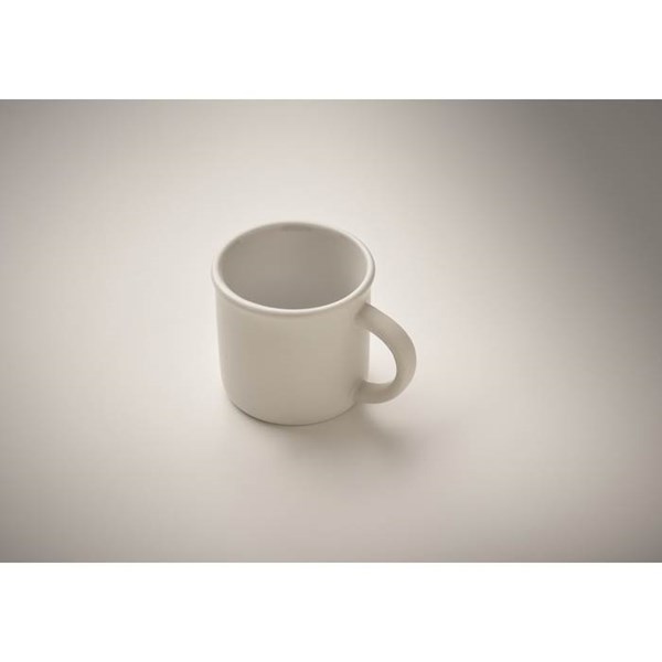 Obrázky: Keramická espresso šálka 40 ml, biela, Obrázok 2