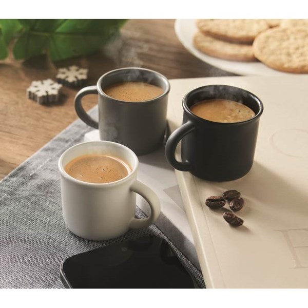 Obrázky: Keramická espresso šálka 40 ml, biela, Obrázok 3