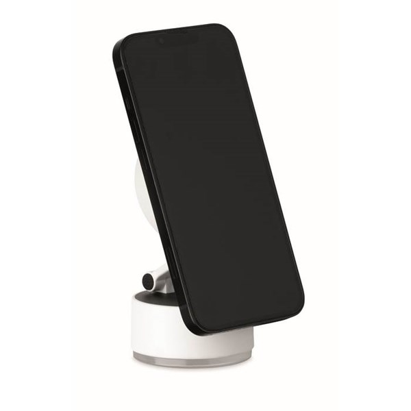 Obrázky: Magnetický držiak na telefón, biela, Obrázok 5