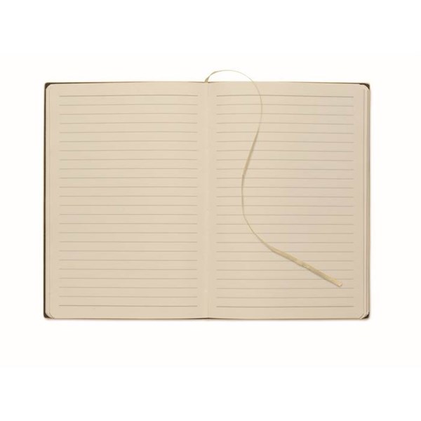 Obrázky: Pozn. link. blok A5 mäkké dosky z PU, béžová, Obrázok 8