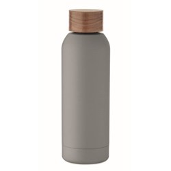 Obrázky: Pogum. jednost. fľaša 700 ml, rec. nerez,šedá