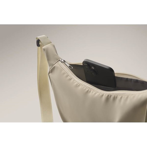 Obrázky: Taška tvar polmesiac-mater. 400D oxford, sv. biela, Obrázok 4