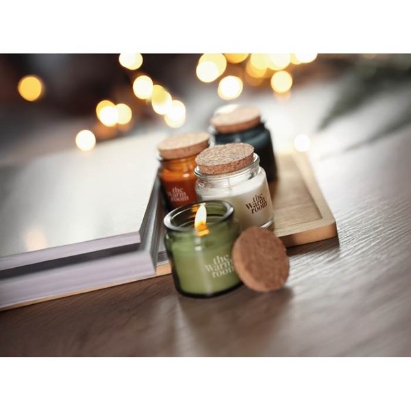 Obrázky: Biela sviečka z rastlinného vosku 70g, Obrázok 6