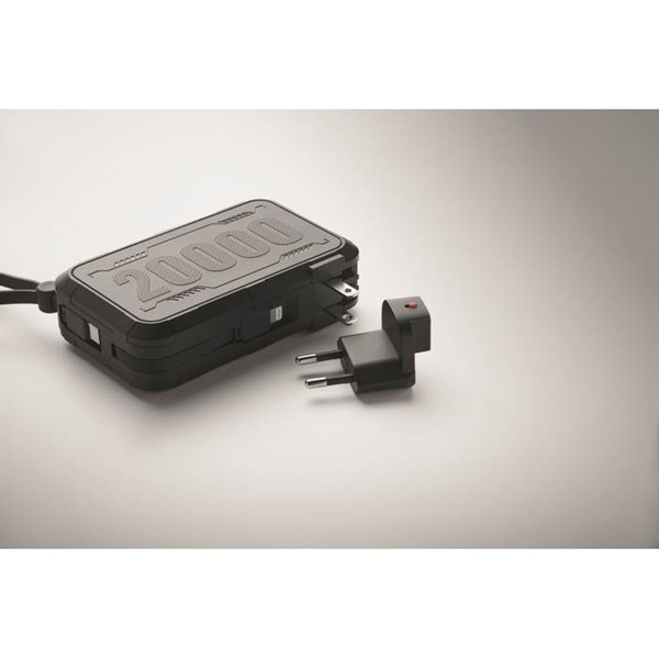 Obrázky: Powerbanka 20.000 mAh z ABS so zásuvkou, Obrázok 4