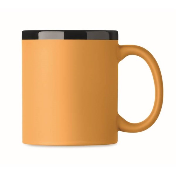 Obrázky: Keramický hrnček na laser 300ml, žltá, Obrázok 2