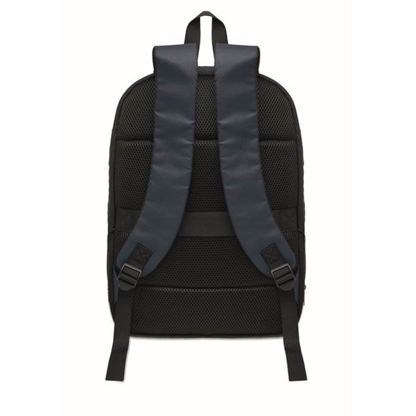 Obrázky: Rozšíriteľný ruksak na 16'' notebook, RPET, modrý, Obrázok 5