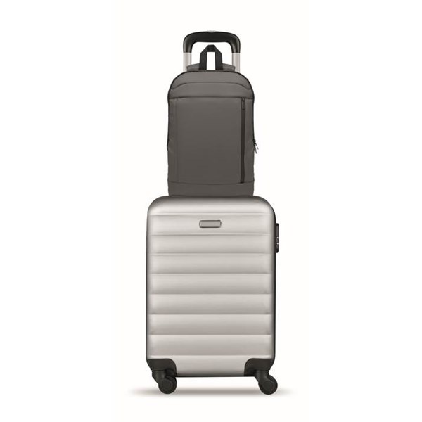 Obrázky: Rozšíriteľný ruksak na 16'' notebook, RPET, šedý, Obrázok 12