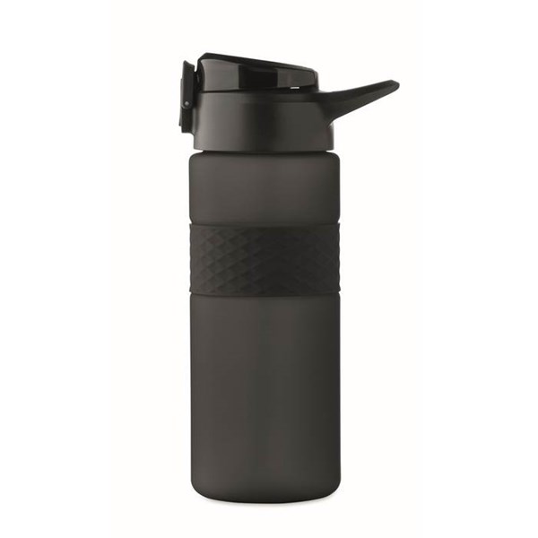 Obrázky: Fľaša na pitie z RPET 700 ml, čierna, Obrázok 8