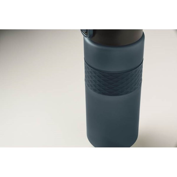 Obrázky: Fľaša na pitie z RPET 700 ml, modrá, Obrázok 6