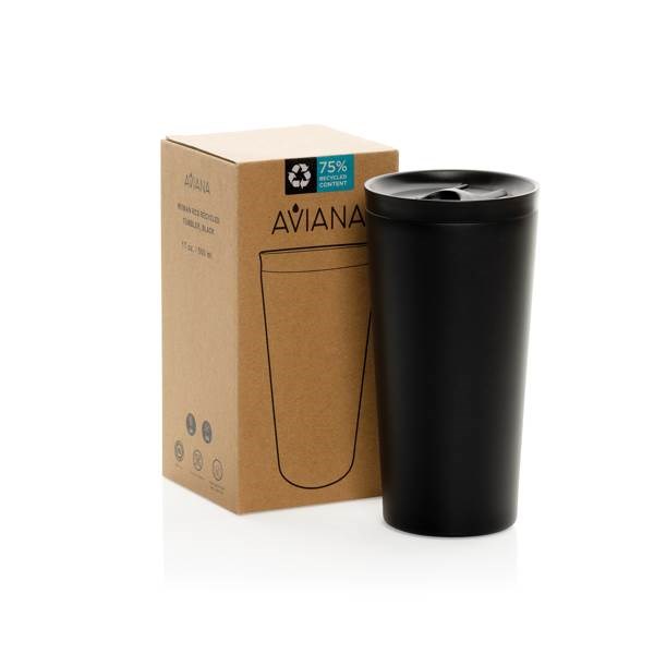 Obrázky: Termohrnček Aviana Rowan 500 ml z RCS, čierna, Obrázok 4