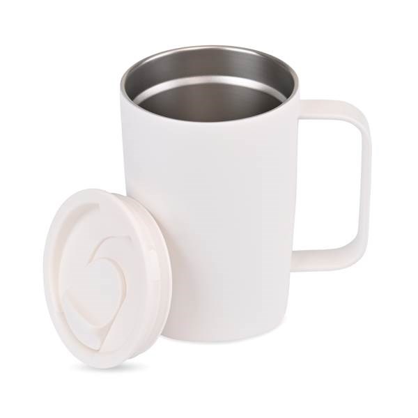 Obrázky: Biely termohrnček Aviana 450 ml z RCS, Obrázok 4