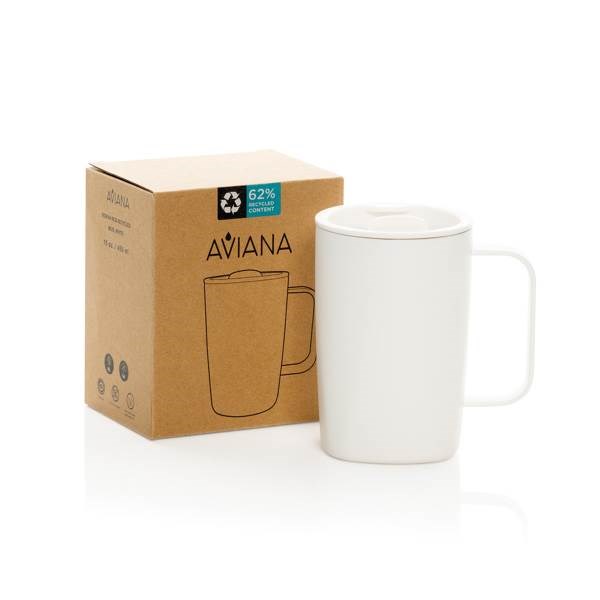 Obrázky: Biely termohrnček Aviana 450 ml z RCS, Obrázok 6