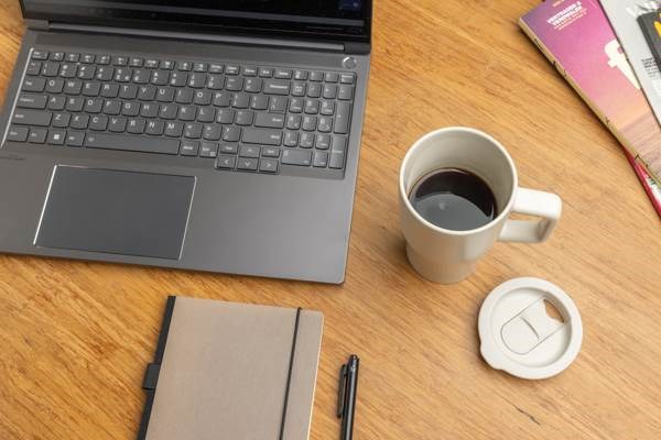 Obrázky: Keramický hrnček 490ml s rukoväťou, béžová, Obrázok 5