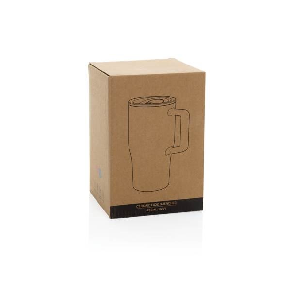 Obrázky: Keramický hrnček 490ml s rukoväťou, nám modrá, Obrázok 6