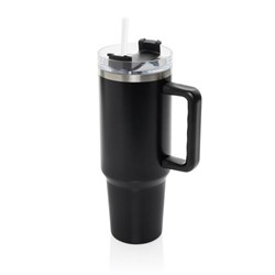 Obrázky: Termohrnček 1200ml, RCS recykl. nerez, čierna