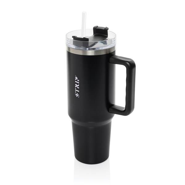 Obrázky: Termohrnček 1200ml, RCS recykl. nerez, čierna, Obrázok 3