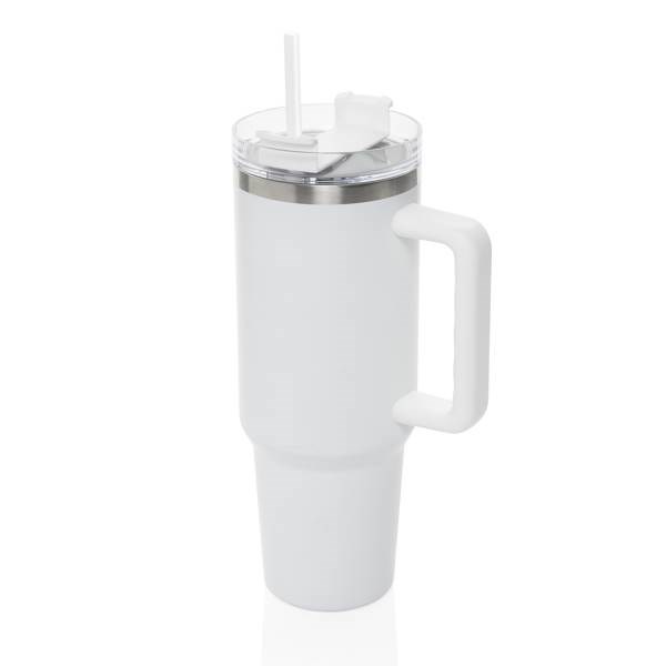 Obrázky: Termohrnček 1200ml, RCS recykl. nerez, biela