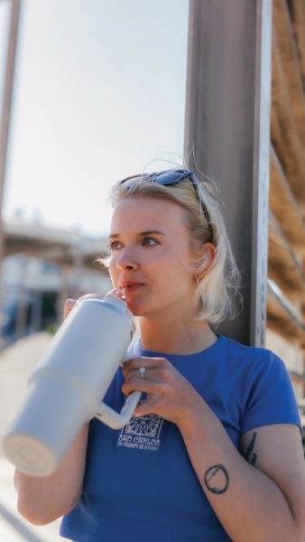 Obrázky: Termohrnček 1200ml, RCS recykl. nerez, biela, Obrázok 8