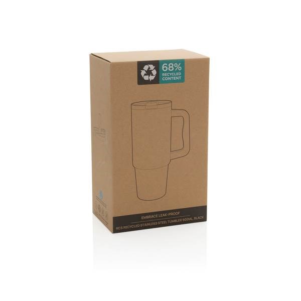 Obrázky: Netečúci termohrnček, RCS nerez 900 ml, čierna, Obrázok 8
