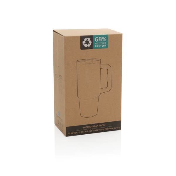 Obrázky: Netečúci termohrnček, RCS nerez 900 ml, biela, Obrázok 8