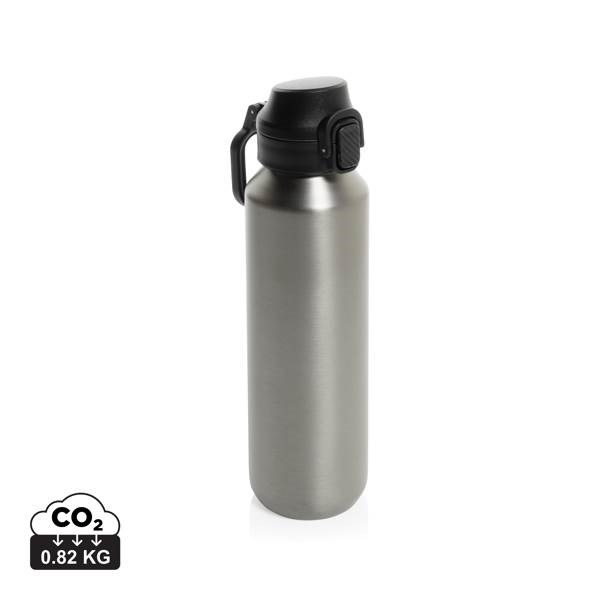 Obrázky: Uzamykateľná nerez šport, fľaša 600ml, strieborná, Obrázok 8