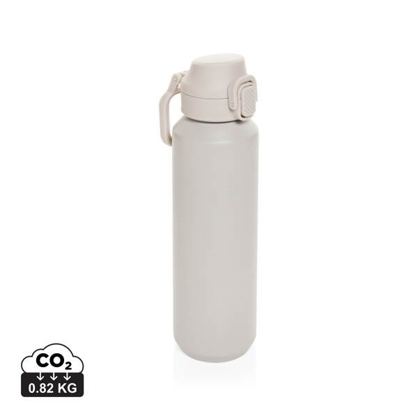 Obrázky: Uzamykateľná nerez športová fľaša 600ml, béžová, Obrázok 9