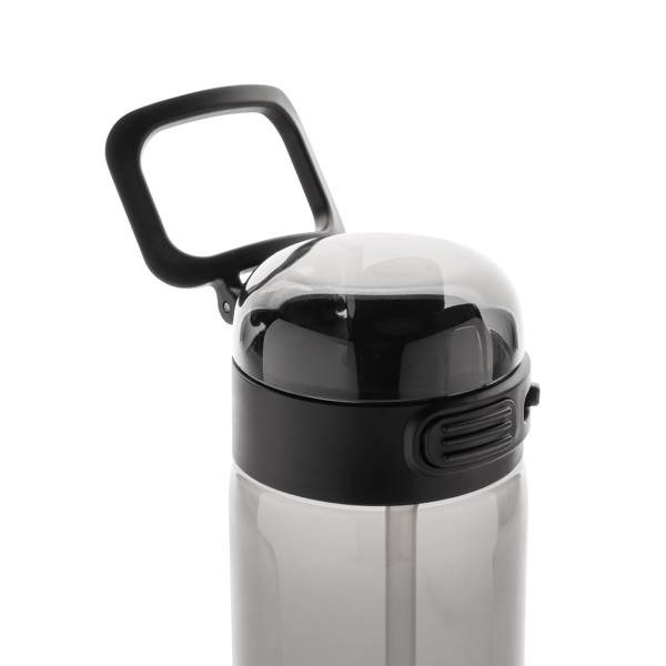 Obrázky: Športová fľaša na vodu, RPET 800 ml, čierna, Obrázok 3