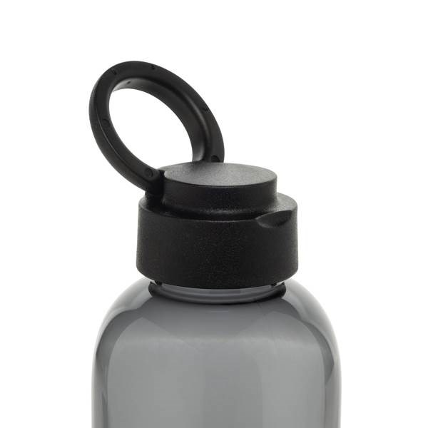 Obrázky: Neprieust. fľaša RPET 750 ml, vlnit. efekt, čierna, Obrázok 3
