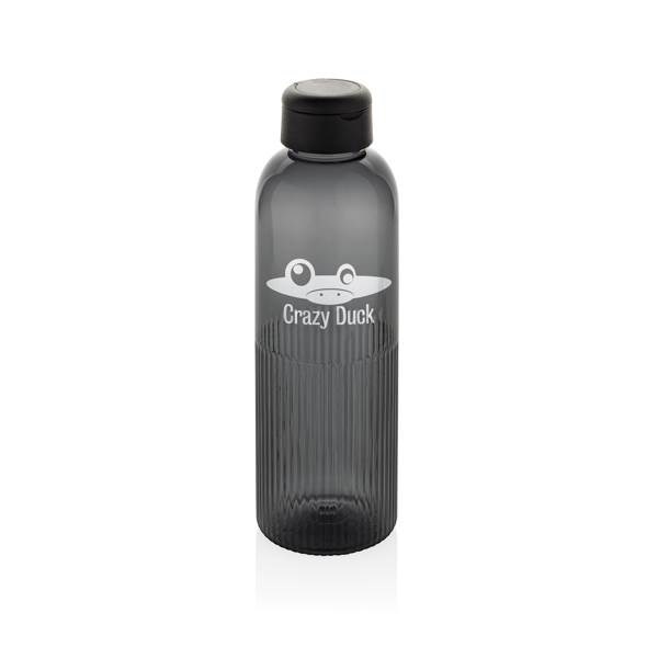 Obrázky: Neprieust. fľaša RPET 750 ml, vlnit. efekt, čierna, Obrázok 5