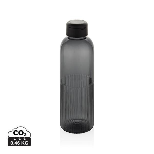 Obrázky: Neprieust. fľaša RPET 750 ml, vlnit. efekt, čierna, Obrázok 10