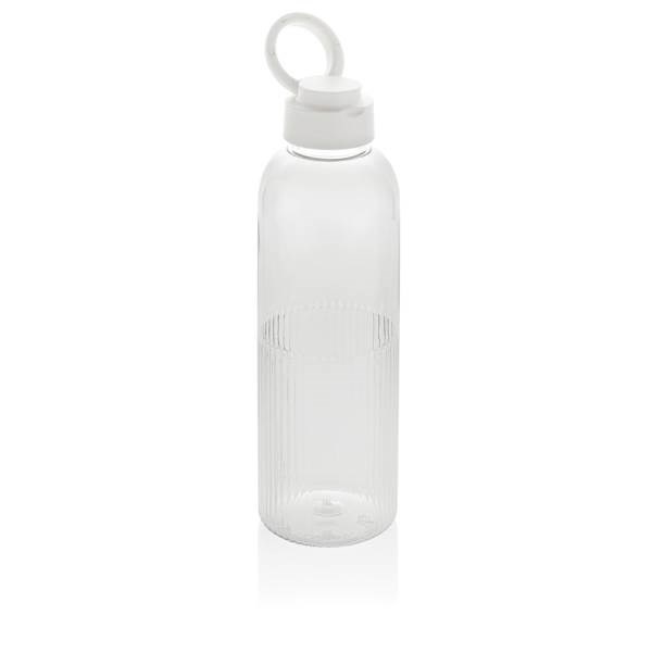 Obrázky: Neprieust. fľaša RPET 750 ml, vlnit. efekt, transp, Obrázok 2