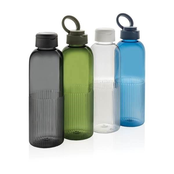 Obrázky: Neprieust. fľaša RPET 750 ml, vlnit. efekt, transp, Obrázok 6