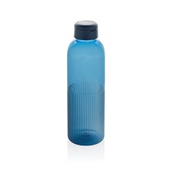 Obrázky: Neprieust. fľaša RPET 750 ml, vlnit. efekt, modrá