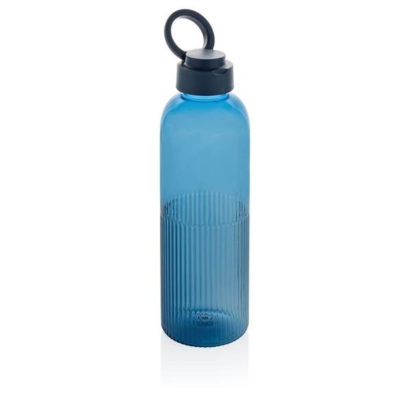 Obrázky: Neprieust. fľaša RPET 750 ml, vlnit. efekt, modrá, Obrázok 2