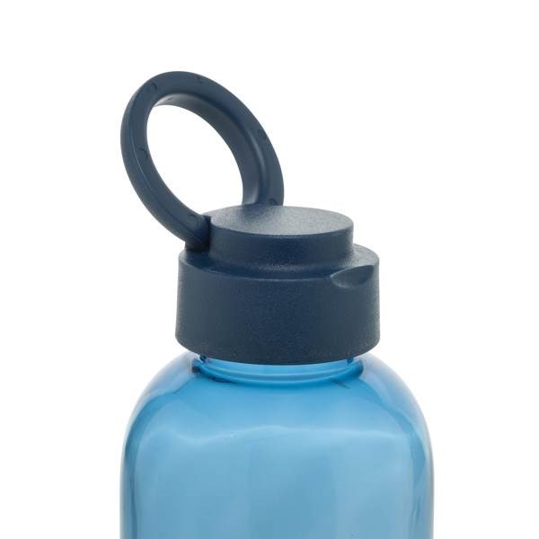 Obrázky: Neprieust. fľaša RPET 750 ml, vlnit. efekt, modrá, Obrázok 3