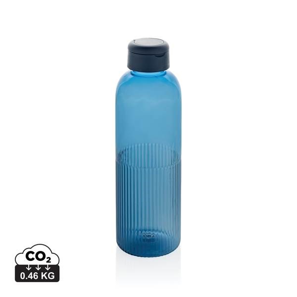 Obrázky: Neprieust. fľaša RPET 750 ml, vlnit. efekt, modrá, Obrázok 11