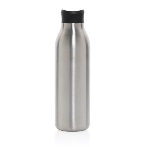Obrázky: Strieborná fľaša na vodu 600ml, recykl. nerez oceľ, Obrázok 3
