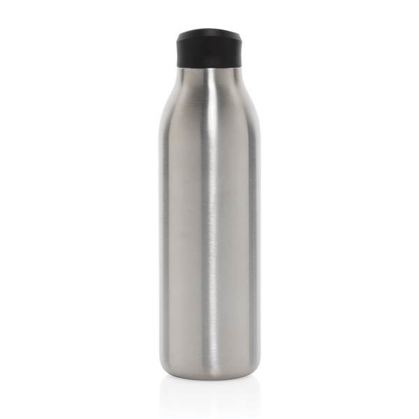 Obrázky: Strieborná fľaša na vodu 600ml, recykl. nerez oceľ, Obrázok 4