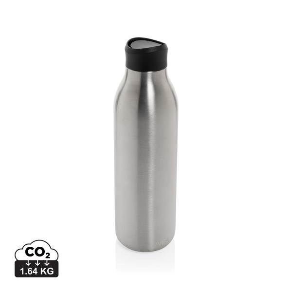 Obrázky: Strieborná fľaša na vodu 600ml, recykl. nerez oceľ, Obrázok 15