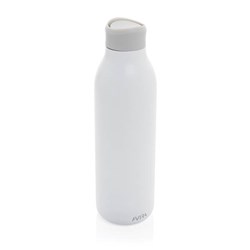 Obrázky: biela fľaša na vodu 600ml, recyklovaná nerez oceľ