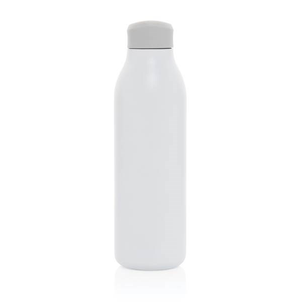 Obrázky: biela fľaša na vodu 600ml, recyklovaná nerez oceľ, Obrázok 4
